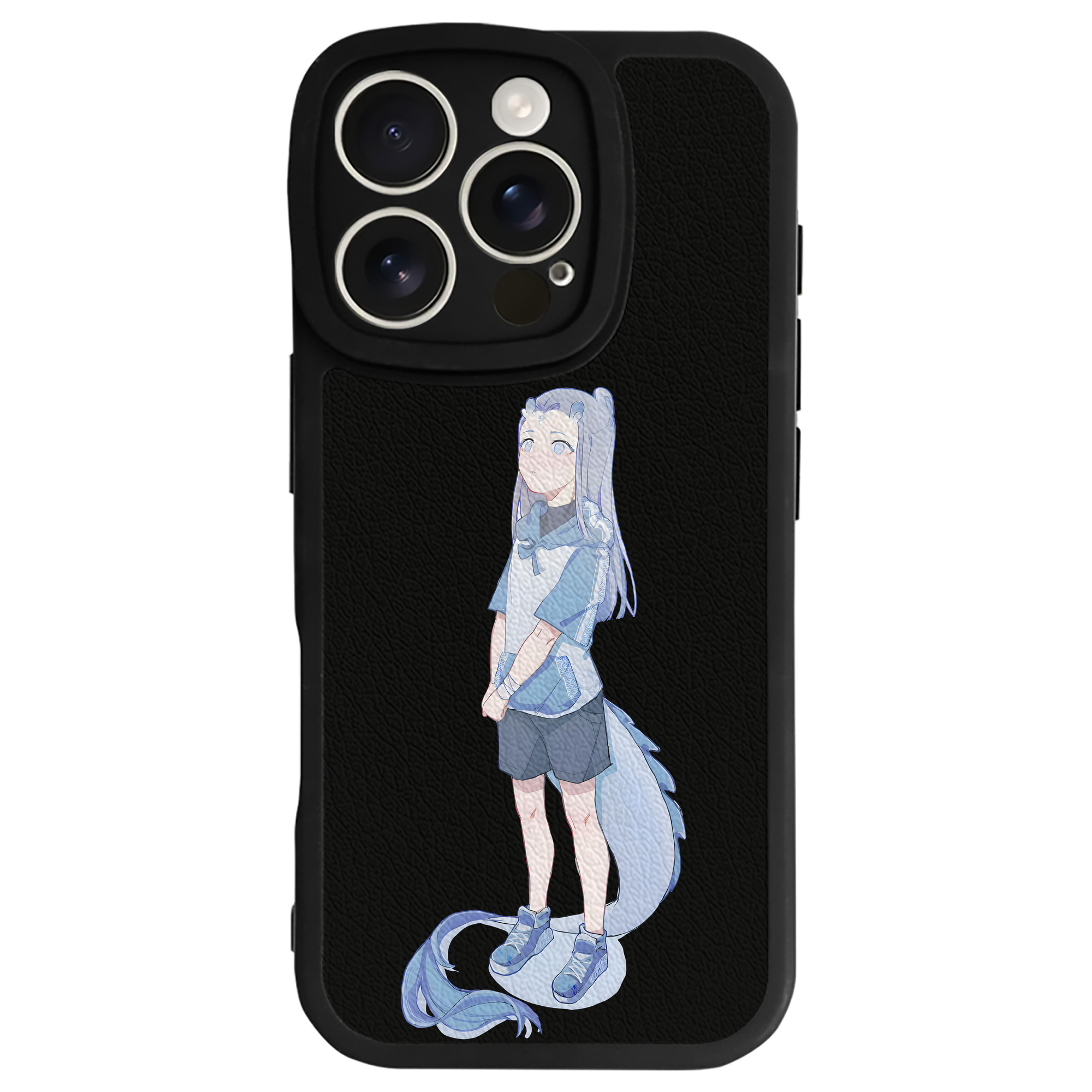 （画像用） Ne Zha 2 ナタ 魔童の大暴れ 【iPhone 16シリーズ対応】シリコンスマホケース（レザー調） 材質：シリコン